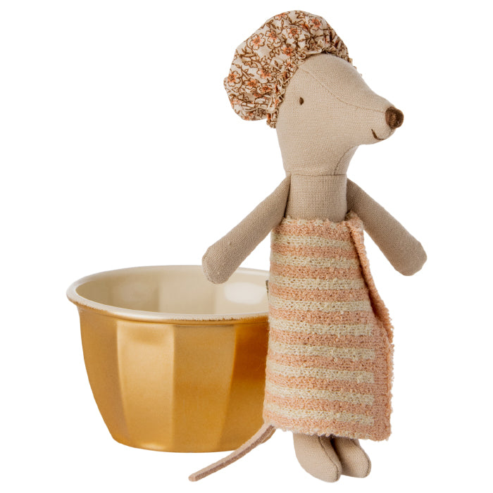 Maileg Toys Mouse Bath Big Sister Wellness Pink