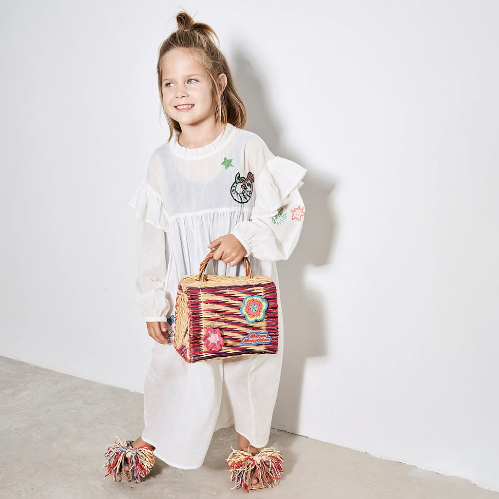 Maison Mangostan Child Mermaid Dress White