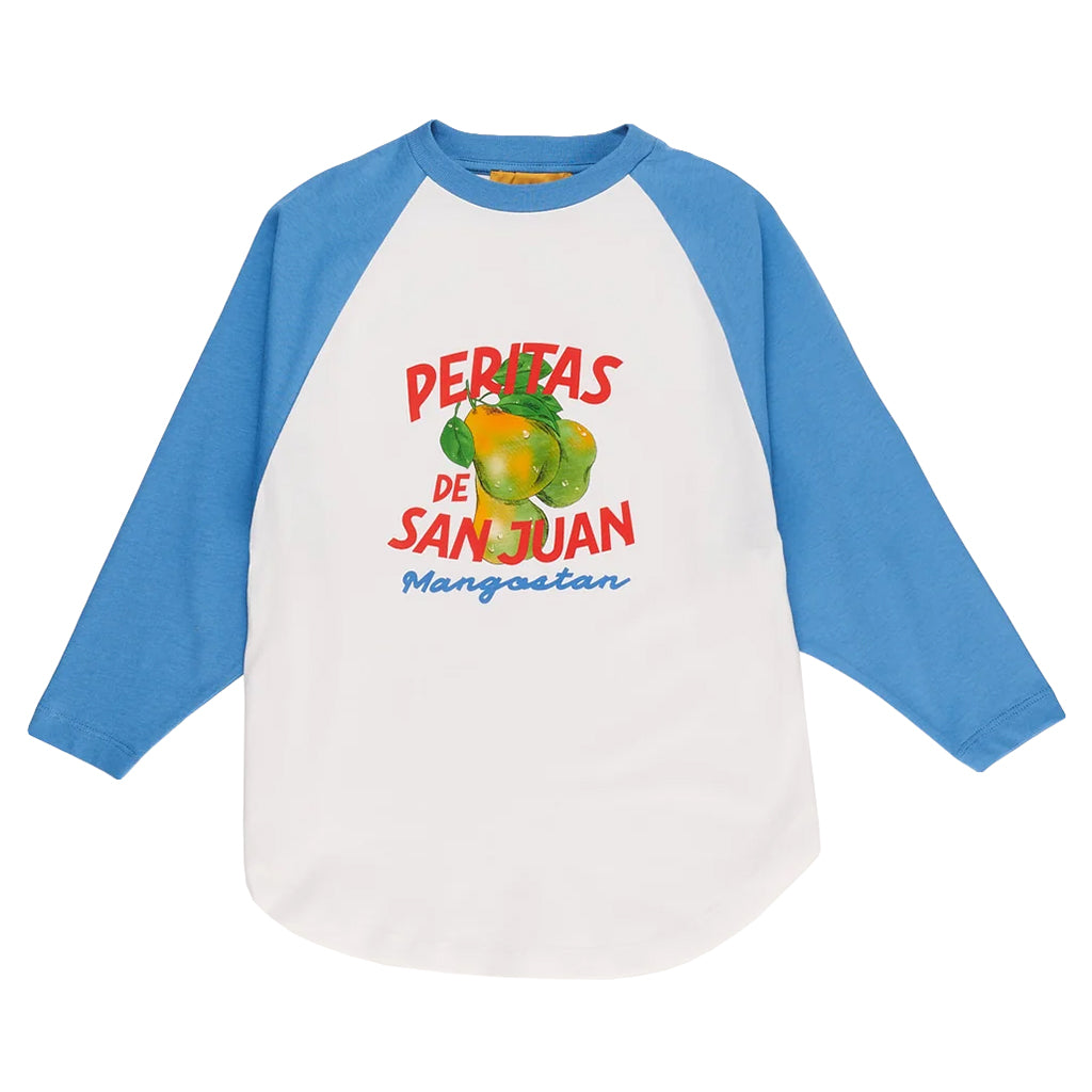Maison Mangostan Child Peritas T-shirt White And Blue