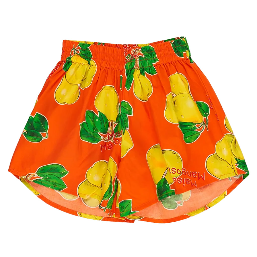Maison Mangostan Child Peritas Shorts Orange