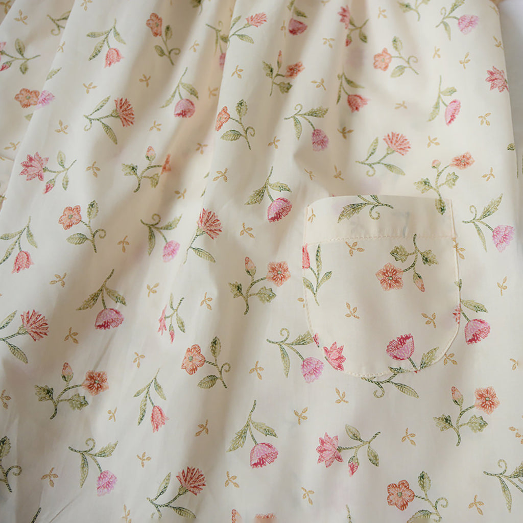 Makié Baby And Child Rita Dress Cream Flower Print