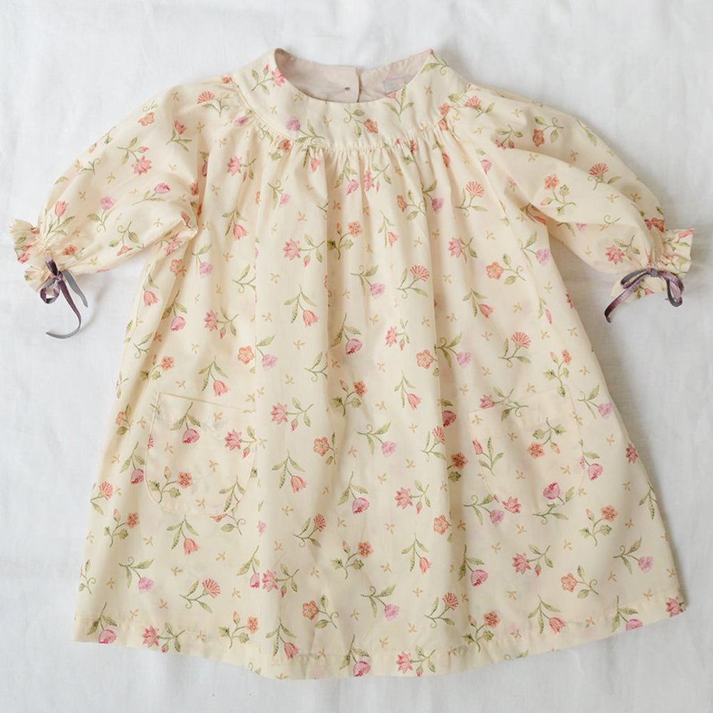 Makié Baby And Child Rita Dress Cream Flower Print