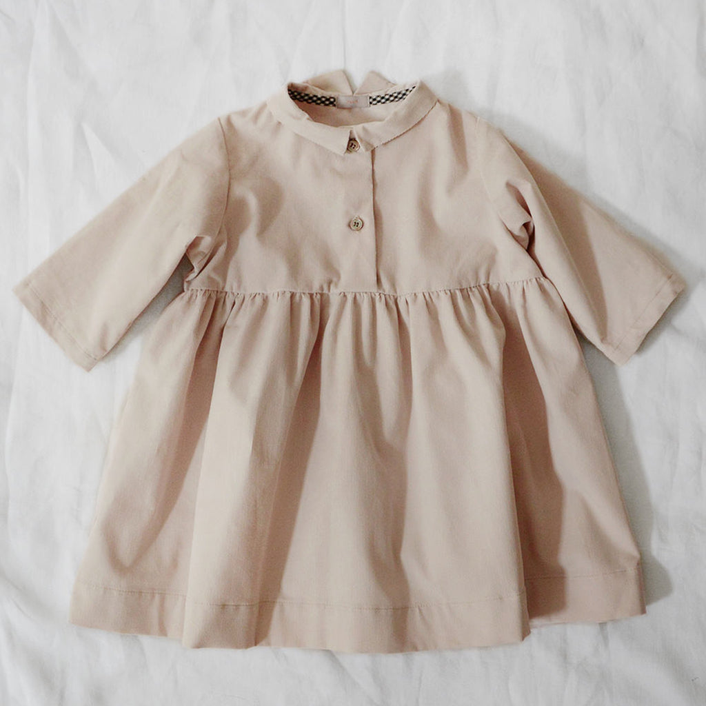 Makié Baby And Child Alaia Corduroy Dress Light Peach Pink
