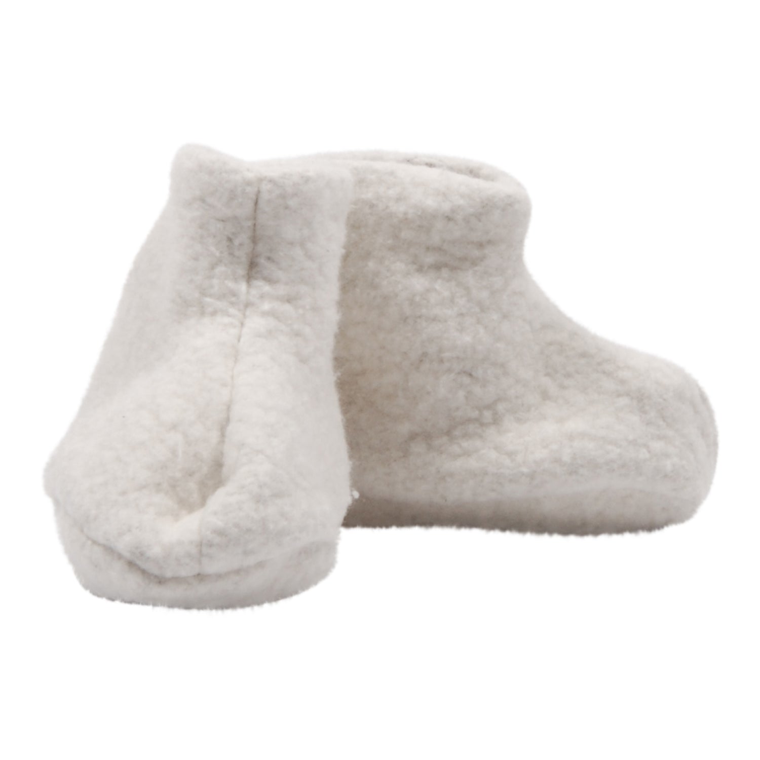 Makié Baby Fleece Booties Ivory Cream