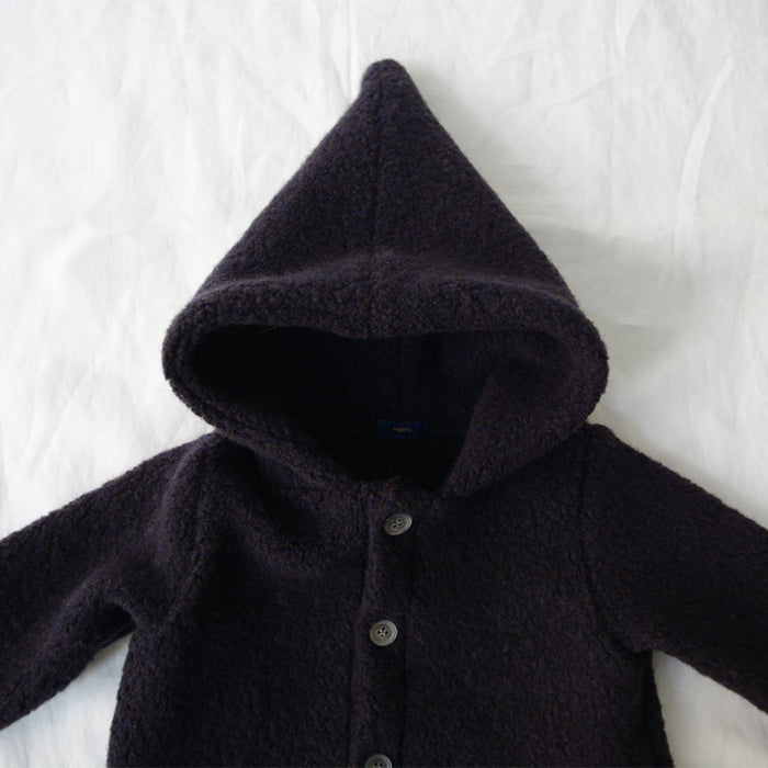 Makie Baby Fin Hoodie Sweater Navy Blue Navy Blue 12M