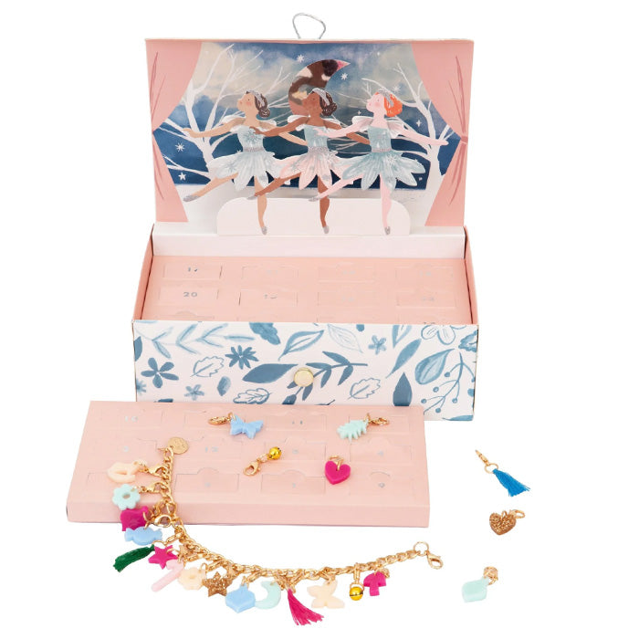 Meri Meri Christmas Advent Calendar Suitcase Winter Ballerina Charm Bracelet