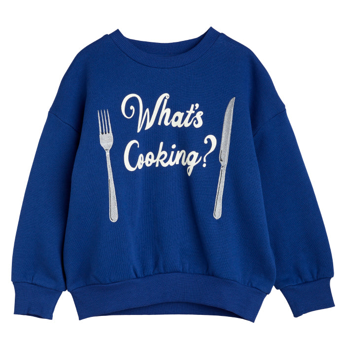 Mini Rodini Child What's Cooking Sweatshirt Blue