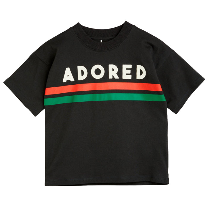Mini Rodini Child Adored T-shirt Black