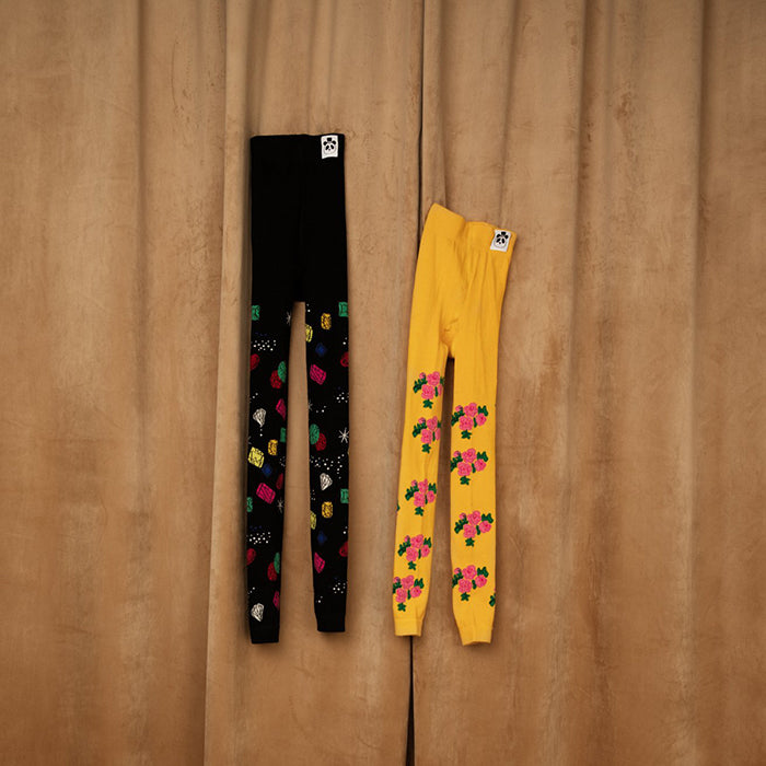 Mini Rodini Child Jewels Tights Black