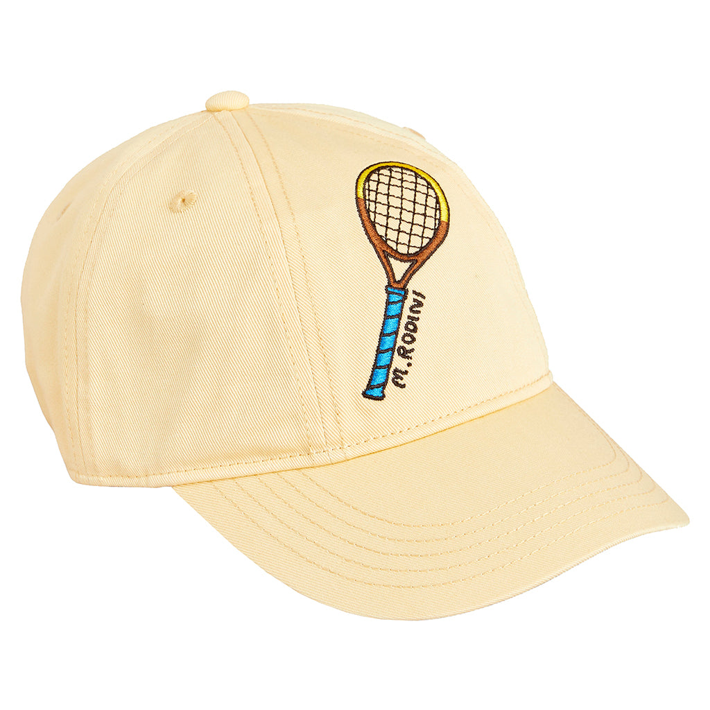 Mini Rodini Child Tennis Baseball Cap Yellow