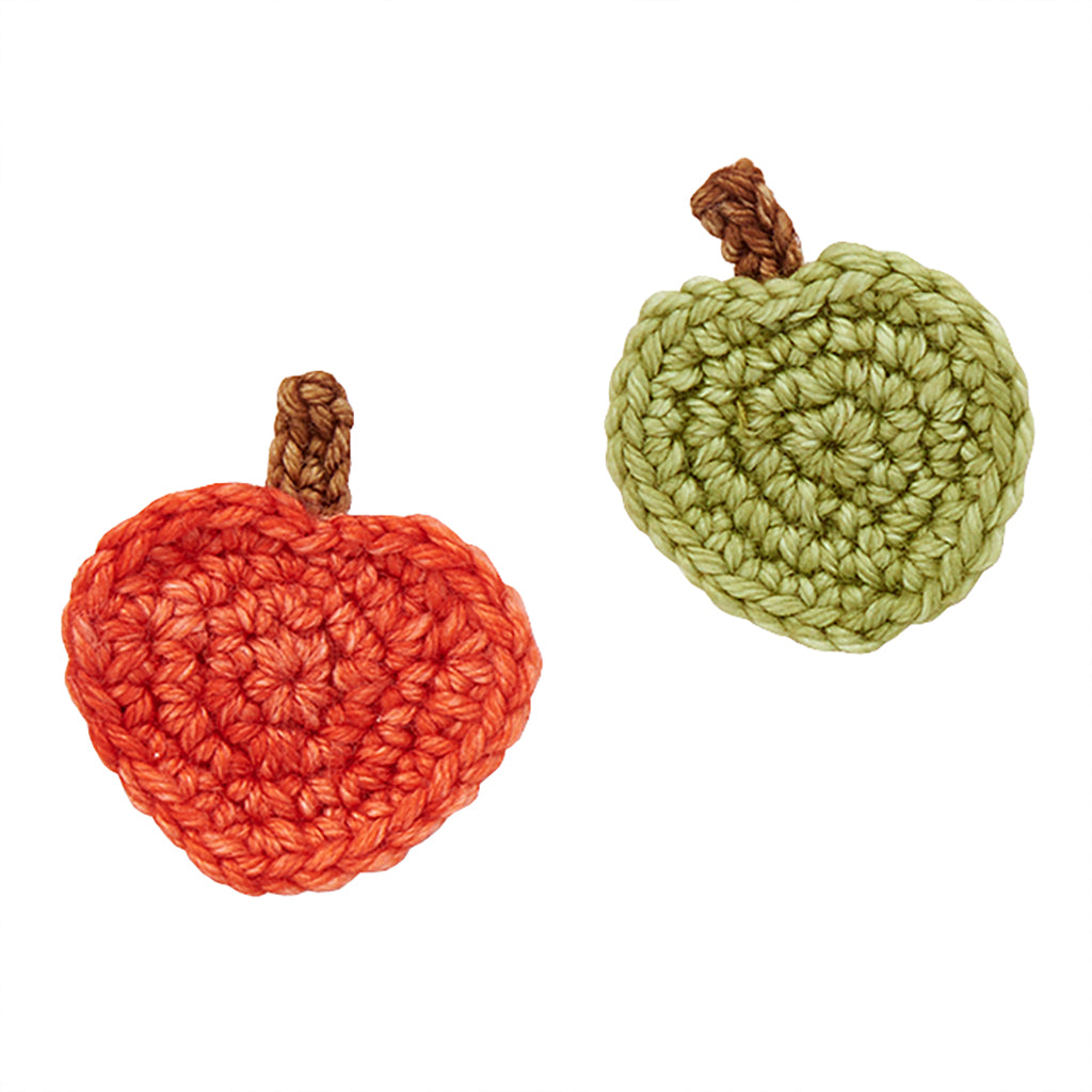 Misha & Puff Child Set Of Two Apple Clips Red Flame