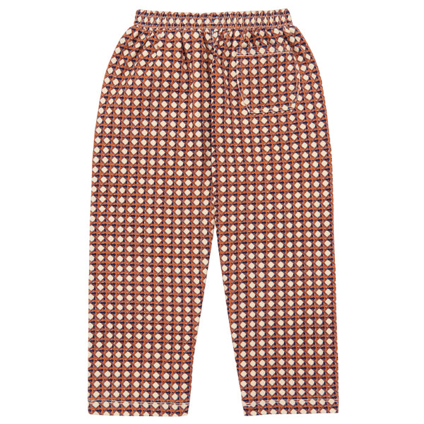 Misha & Puff Child Camp Pants Buff Lattice Brown