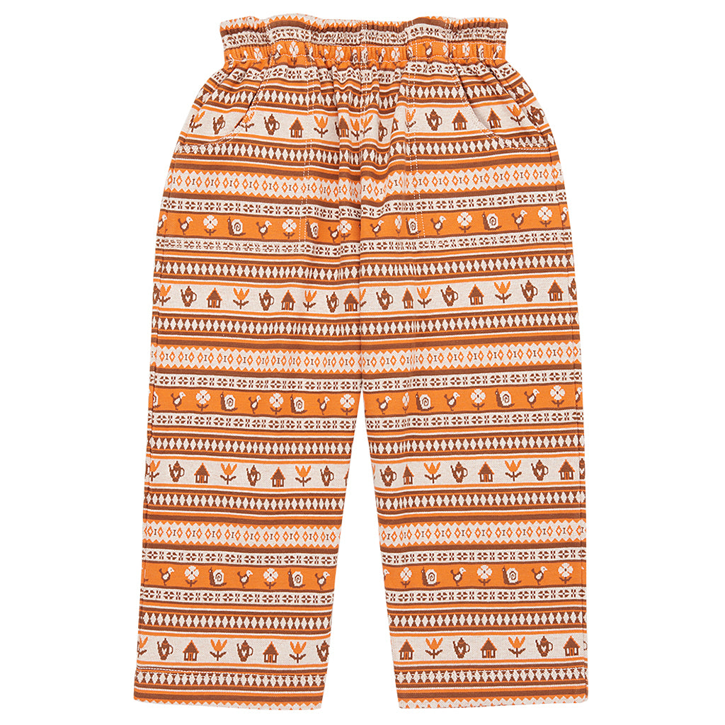 Misha & Puff Child Camp Pants Dacha Stripe Orange