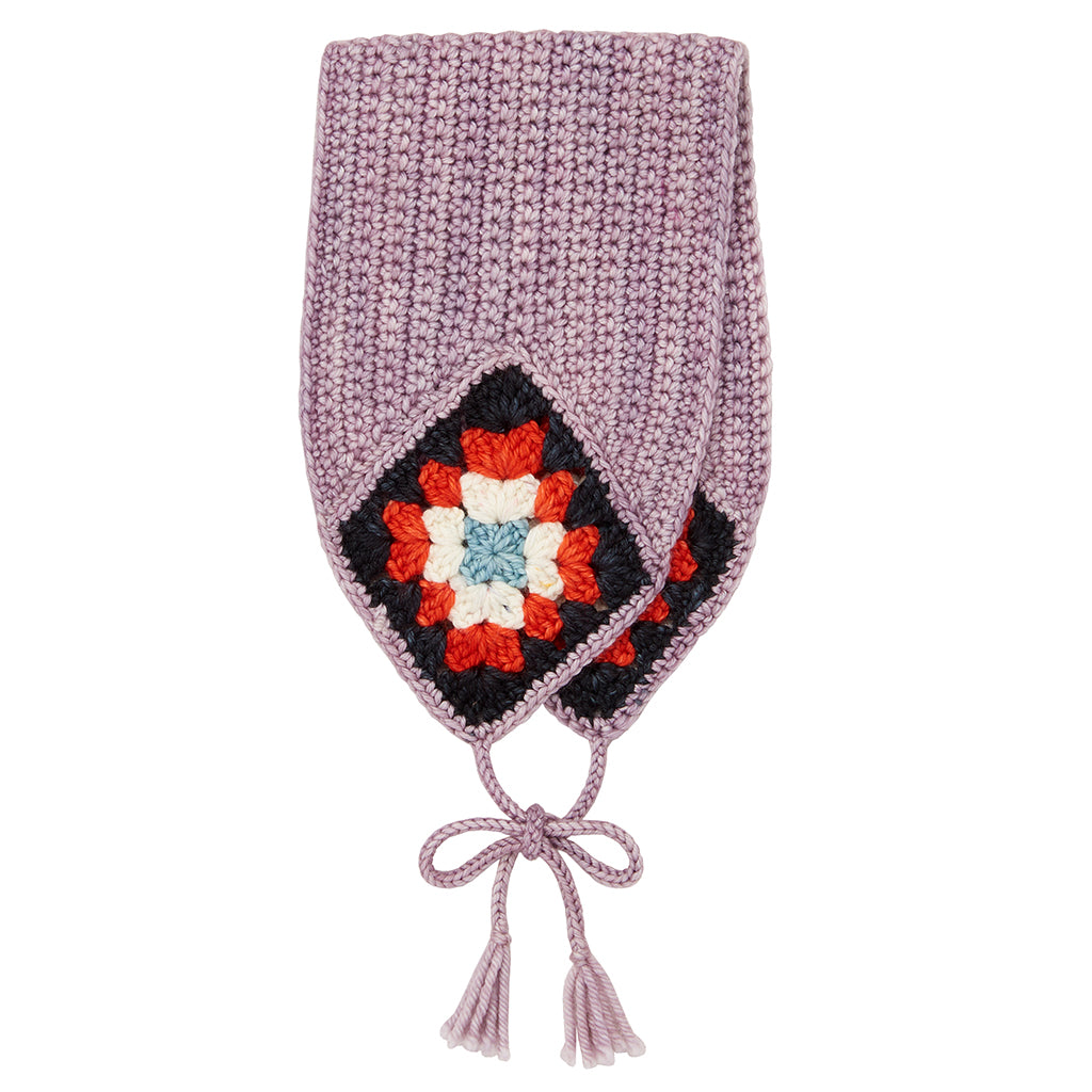 Misha & Puff Child Crochet Headwarmer Periwinkle Purple