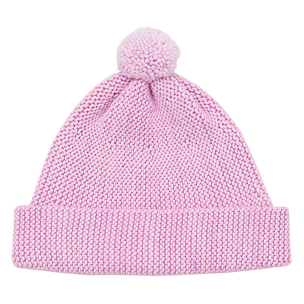 Misha &amp; Puff Baby Garter Hat Pink Lilac