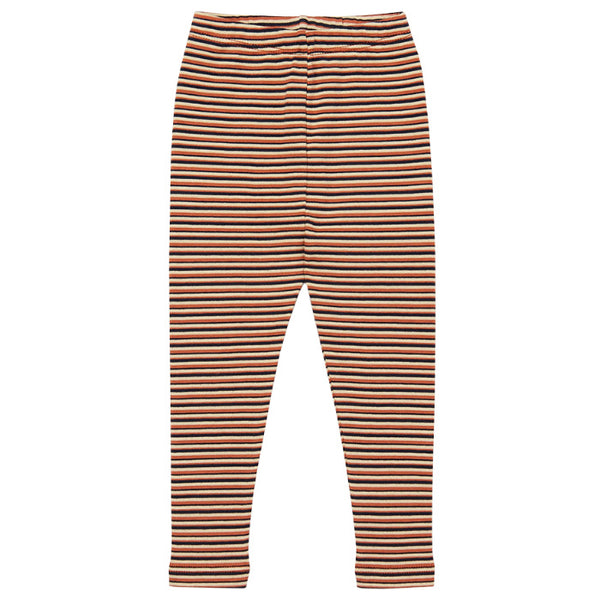 Misha & Puff Baby Mini Stripe Leggings Cinnamon Brown