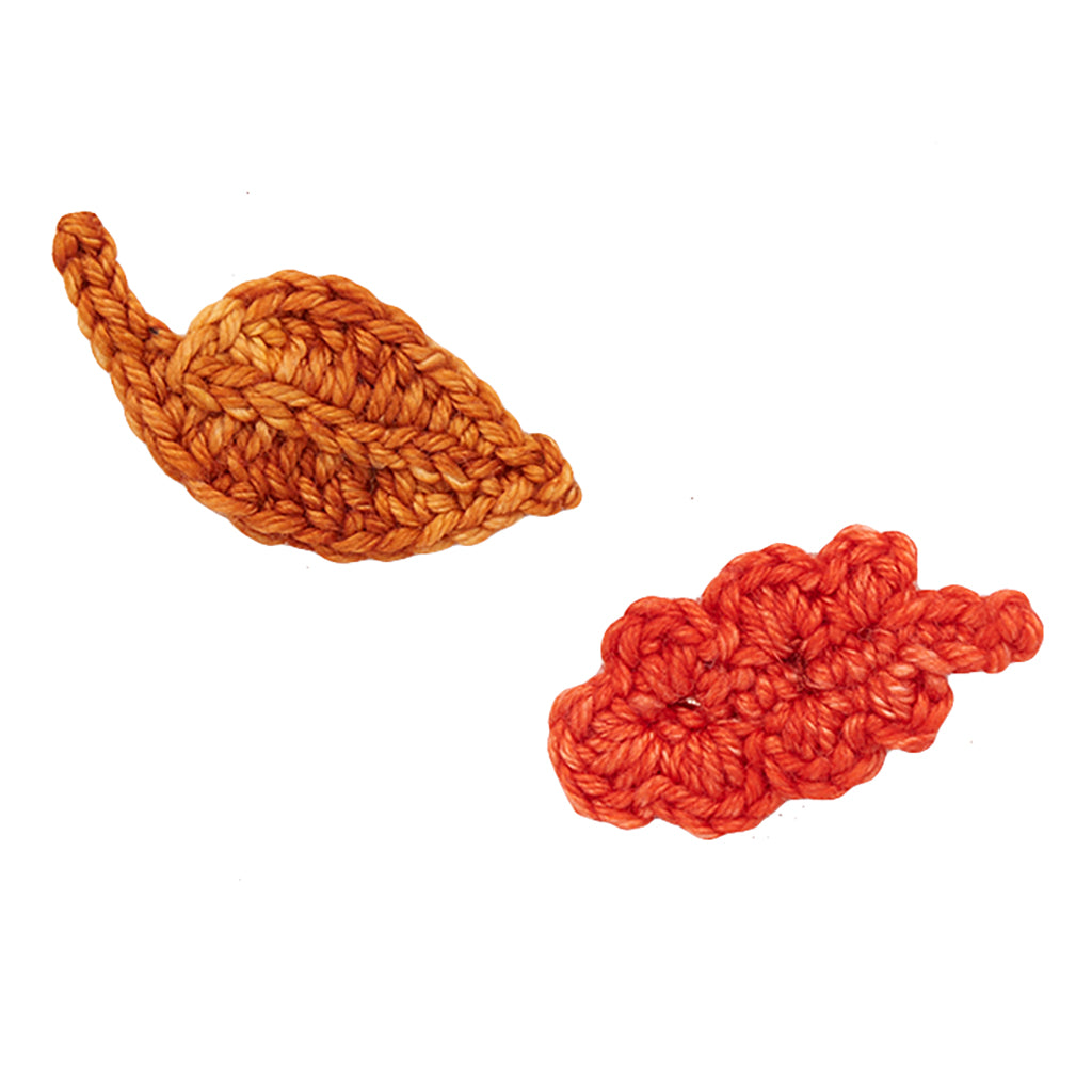 Misha & Puff Child Set Of Two Leaf Clips Fox Brown