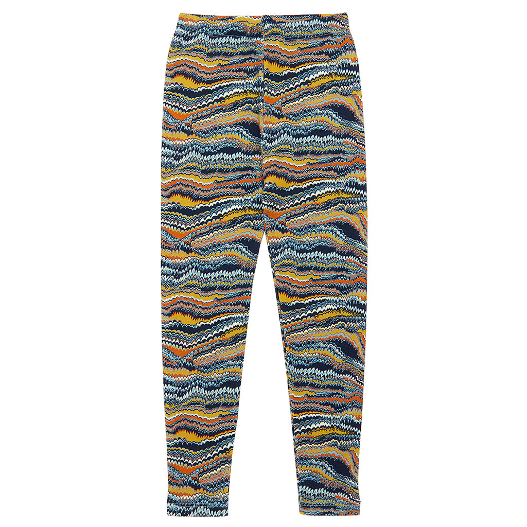 Misha & Puff Child Leggings Yonder Blue Scribble