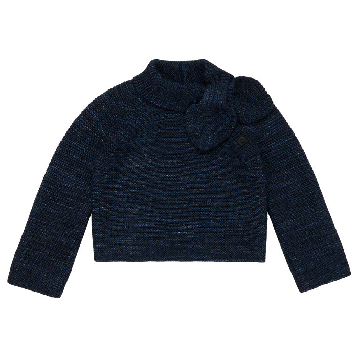 Misha & Puff Child Scout Sweater Ink Blue