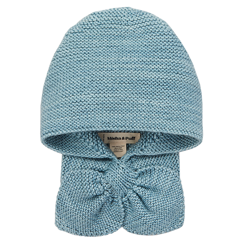 Misha & Puff Baby Sledding Hood Yonder Blue