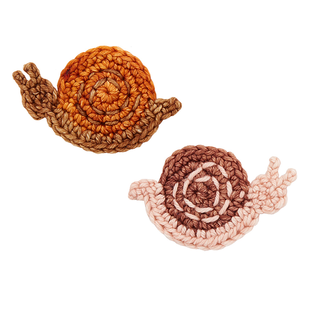 Misha & Puff Child Set Of Two Snail Clips Fox Brown