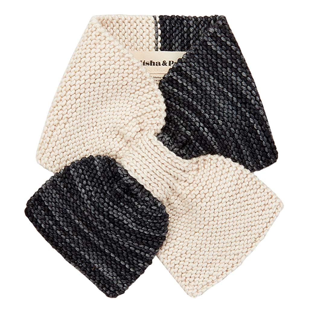 Misha & Puff Child Toboggan Scarf Licorice Black
