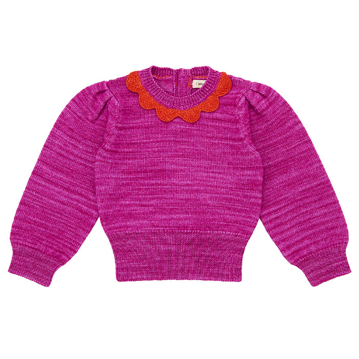 Misha & Puff Child Ellie Pullover Sweater Fuchsia - Advice from a