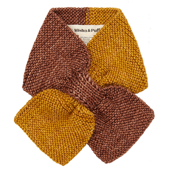 Misha & Puff Child Toboggan Scarf Chestnut - Advice from a