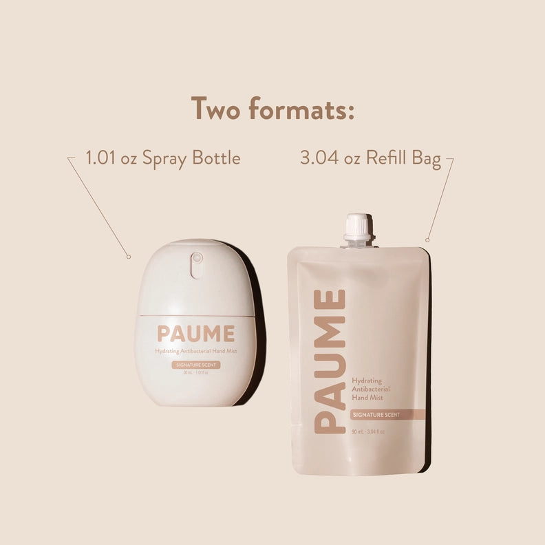 Paume Hydrating Antibacterial Hand Mist Bottle