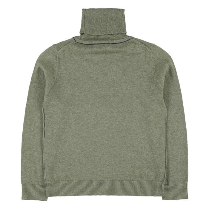 Morley Child Tyler Turtleneck Sweater Safari Park Green