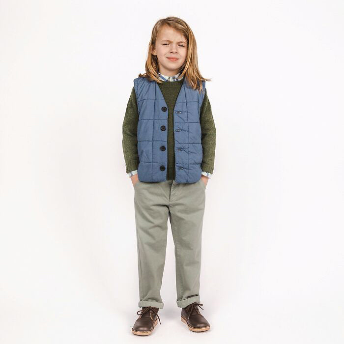 Morley Child Boy Toni Padded Vest China Blue