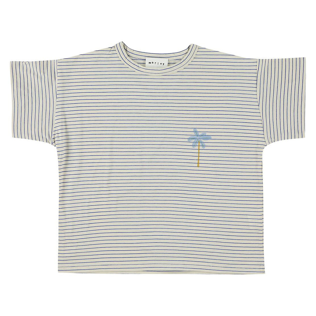 Morley Child Ushi T-shirt Palm Skimmia Beach Stripes