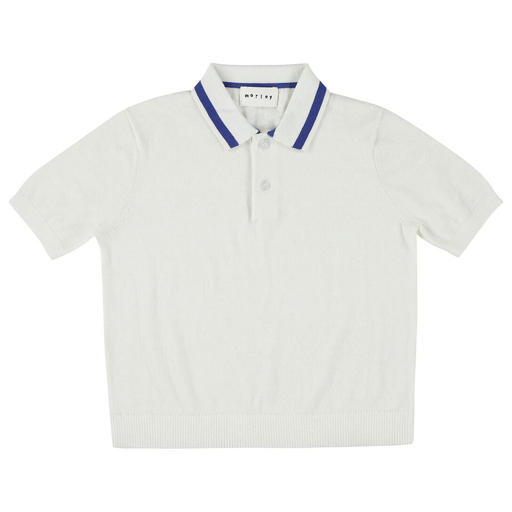 Morley Child Utile Polo T-shirt Fine Laser White