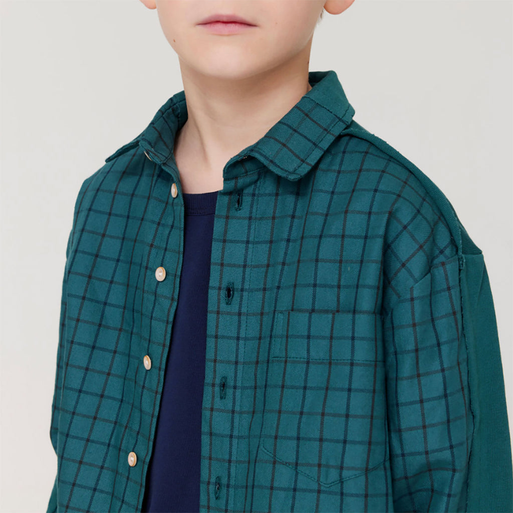 Morley Child Vadiem Shirt Penta Pine Green