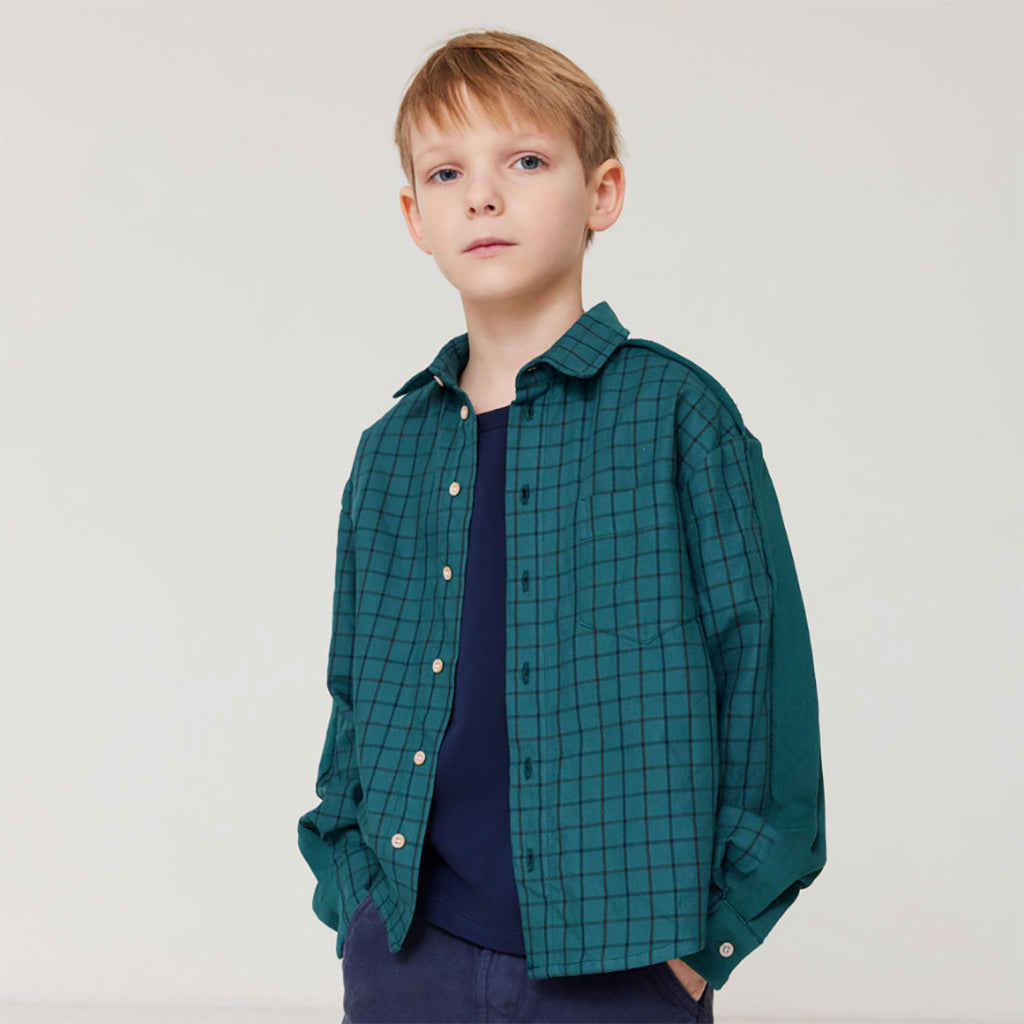 Morley Child Vadiem Shirt Penta Pine Green