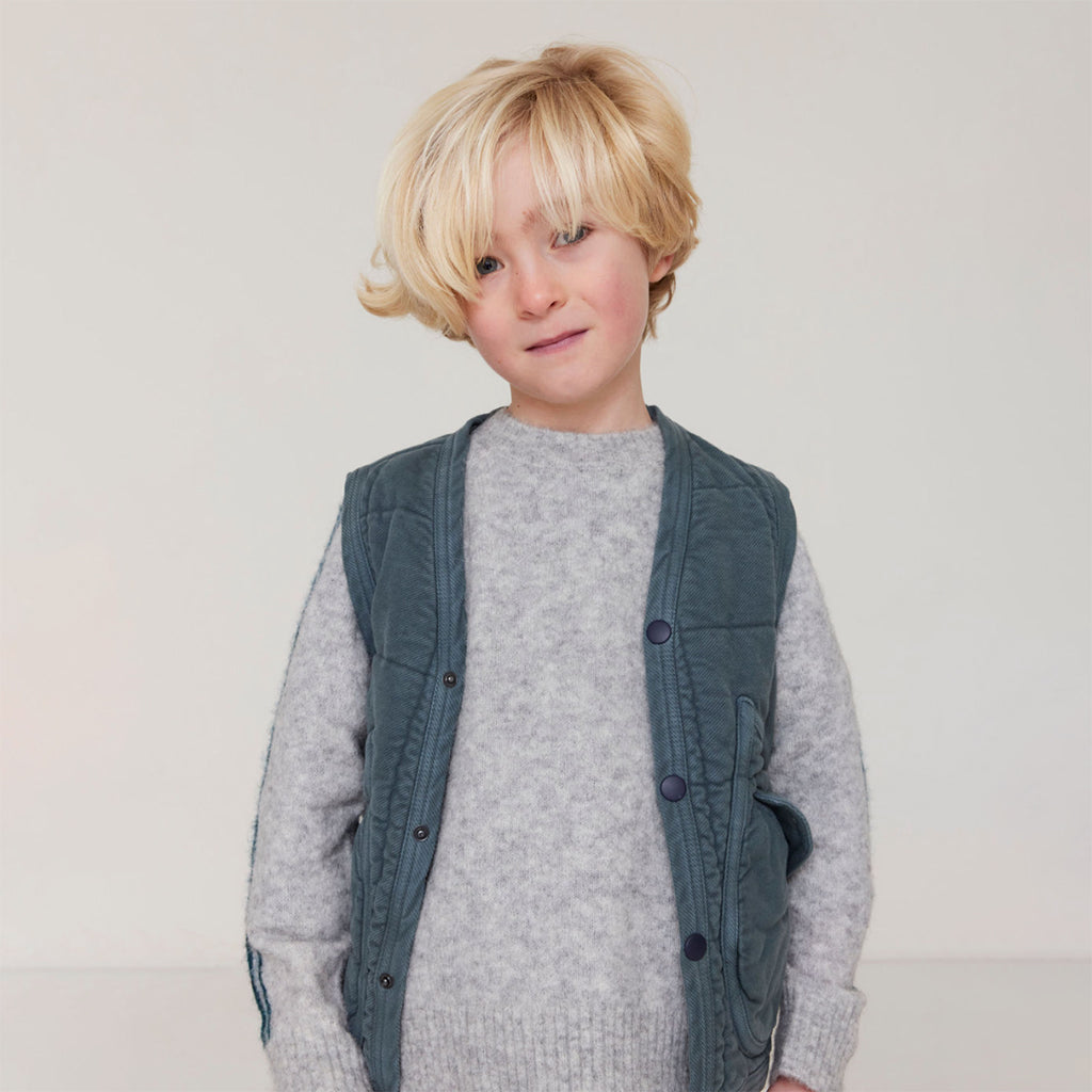 Morley Child Verdun Vest Abis Abyss Grey