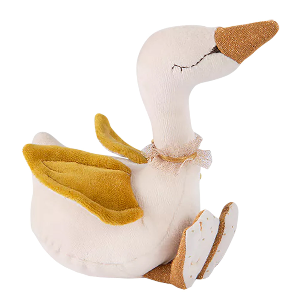 Moulin Roty La Petite École De Danse The Swan Rattle Golden