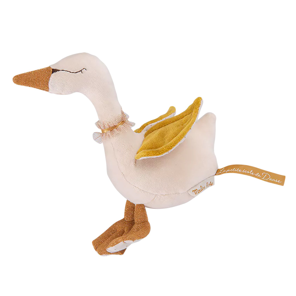 Moulin Roty La Petite École De Danse The Swan Rattle Golden