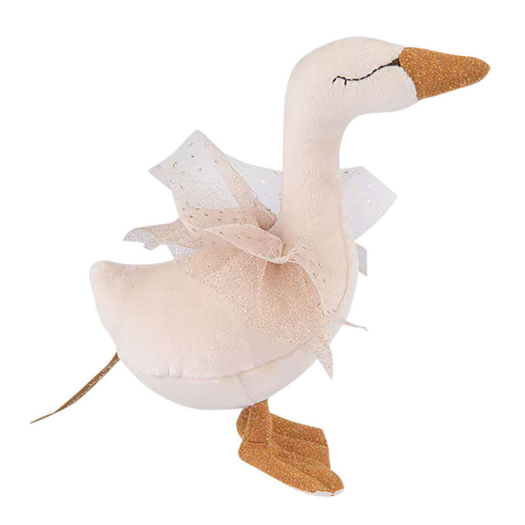 Moulin Roty La Petite École De Danse The Swan Rattle Cream