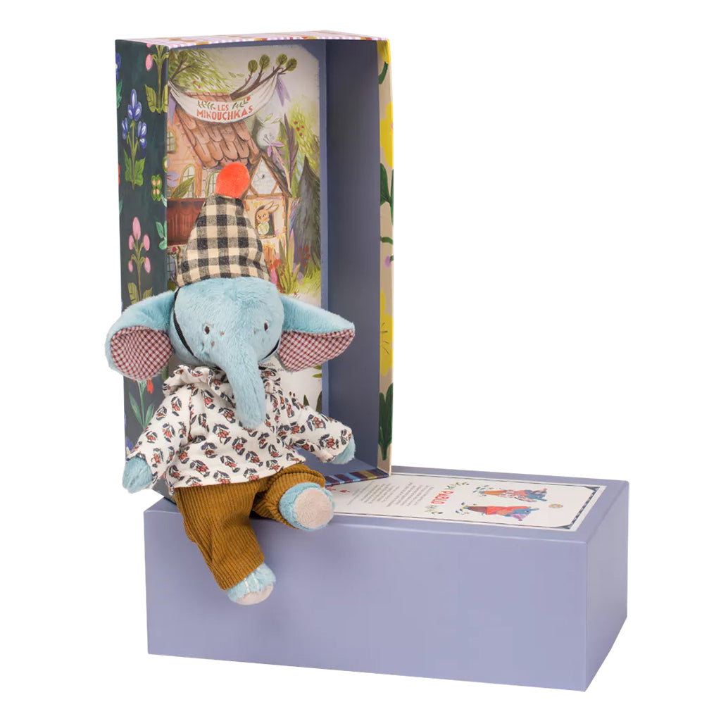 Moulin Roty Les Minouchkas Pablo The Elephant Soft Toy