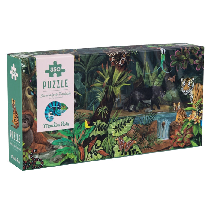 Moulin Roty Tout Autour Du Monde 350 Piece Tropical Forest Puzzle