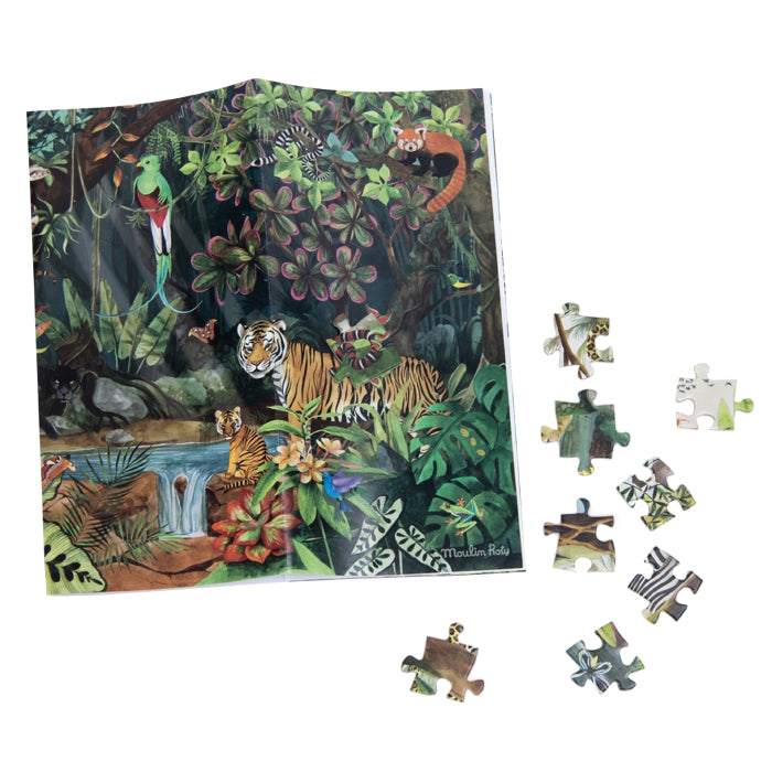 Moulin Roty Tout Autour Du Monde 350 Piece Tropical Forest Puzzle