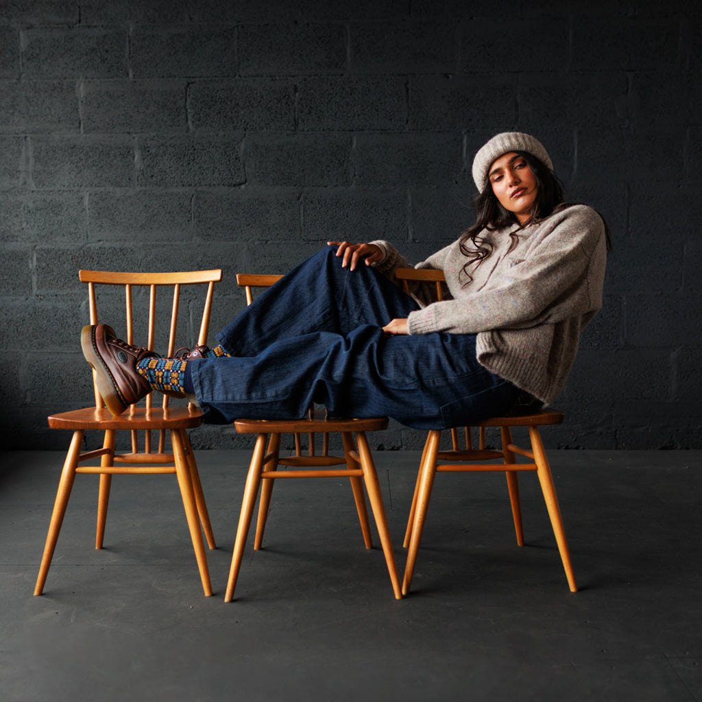 Mabli Adult Moya Cardigan Puddle Grey