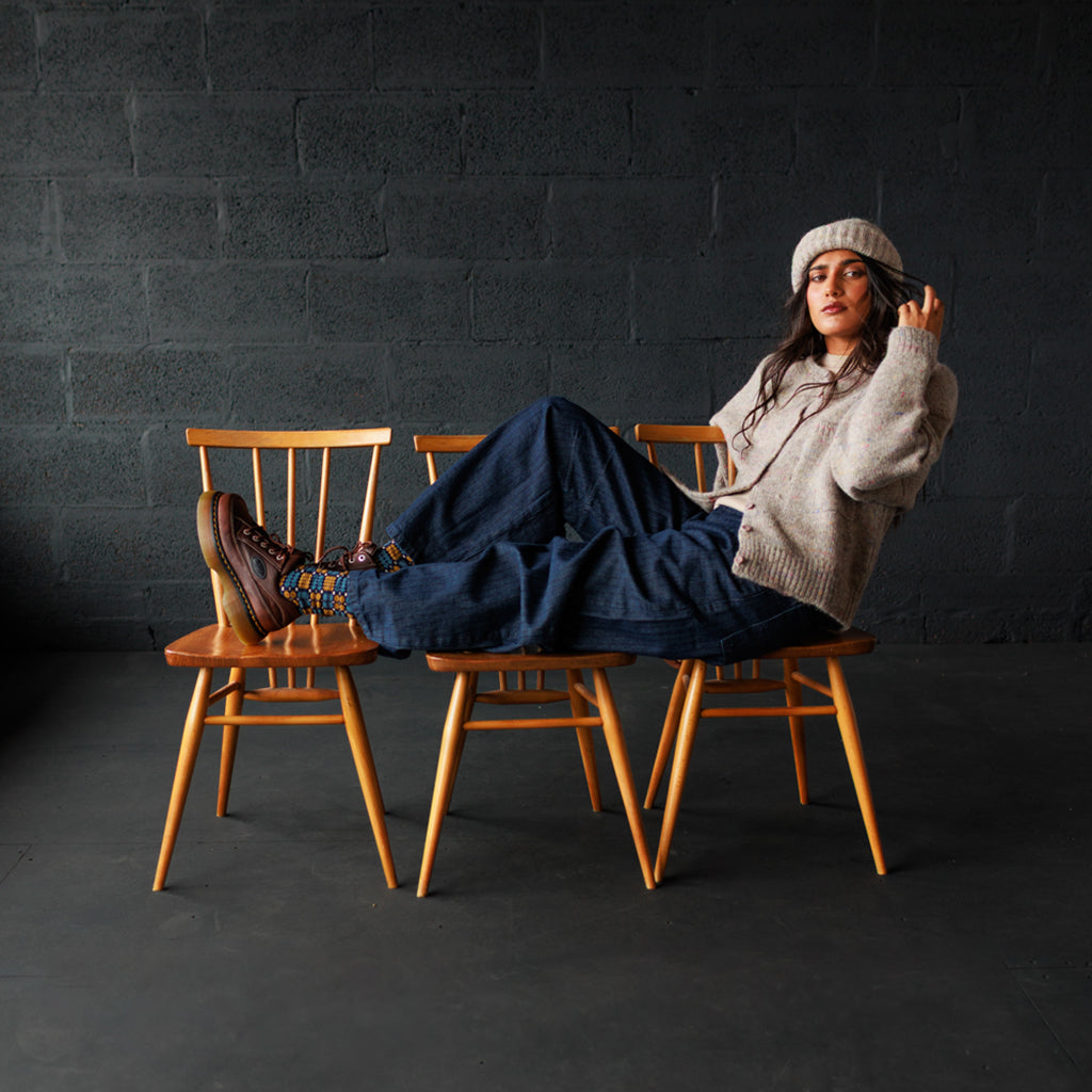 Mabli Adult Moya Cardigan Puddle Grey