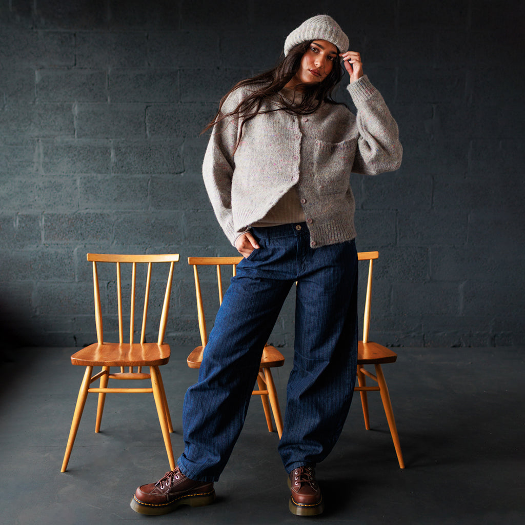 Mabli Adult Moya Cardigan Puddle Grey