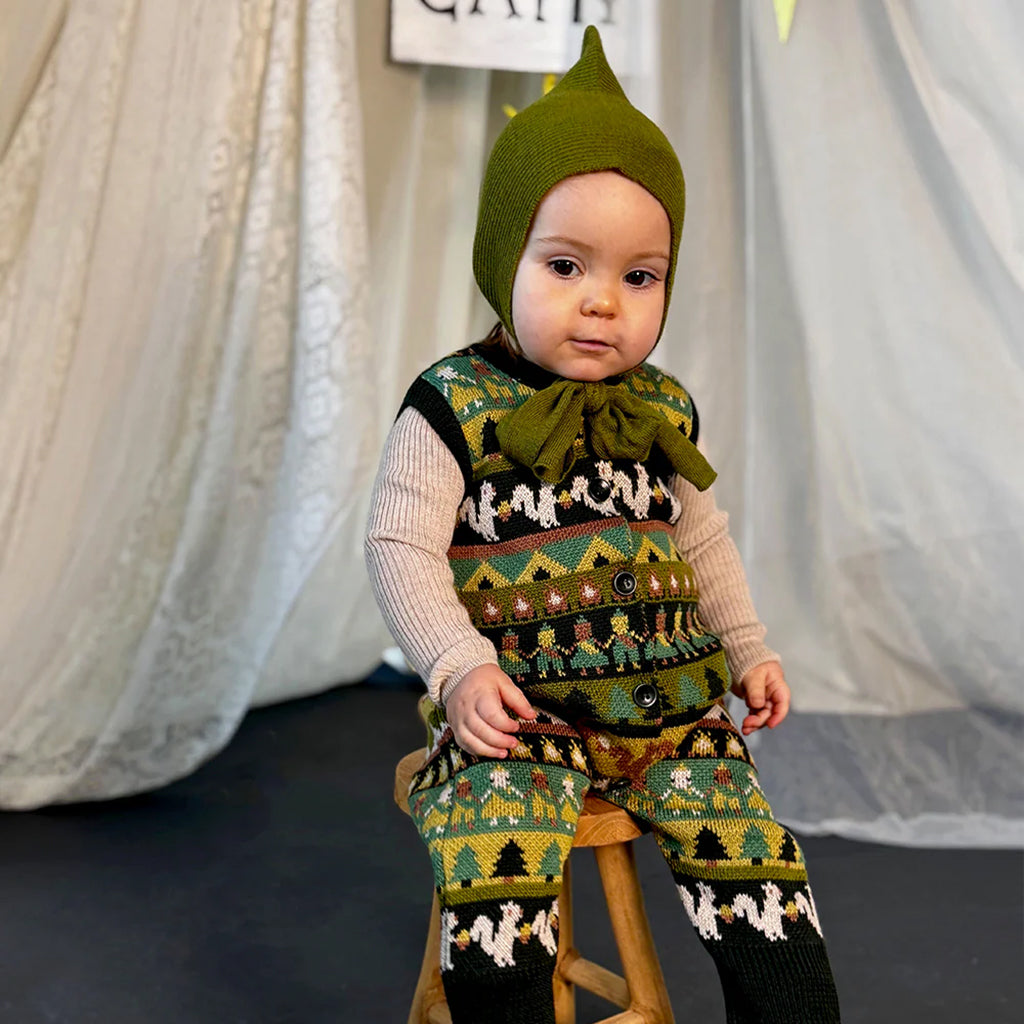 Mabli Baby Sylfaen Skinny Rib T-shirt Almond Beige