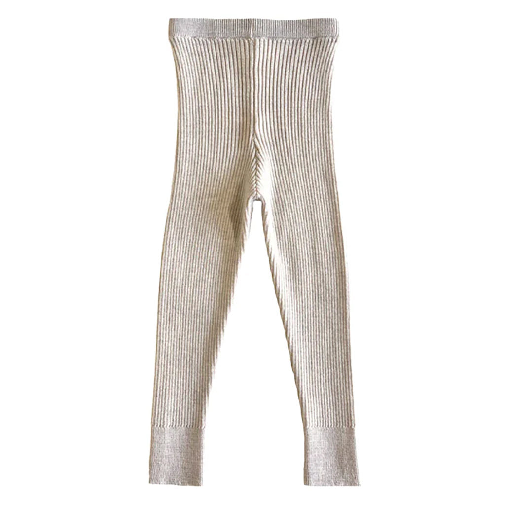 Mabli Baby Sylfaen Skinny Rib Leggings Almond Beige