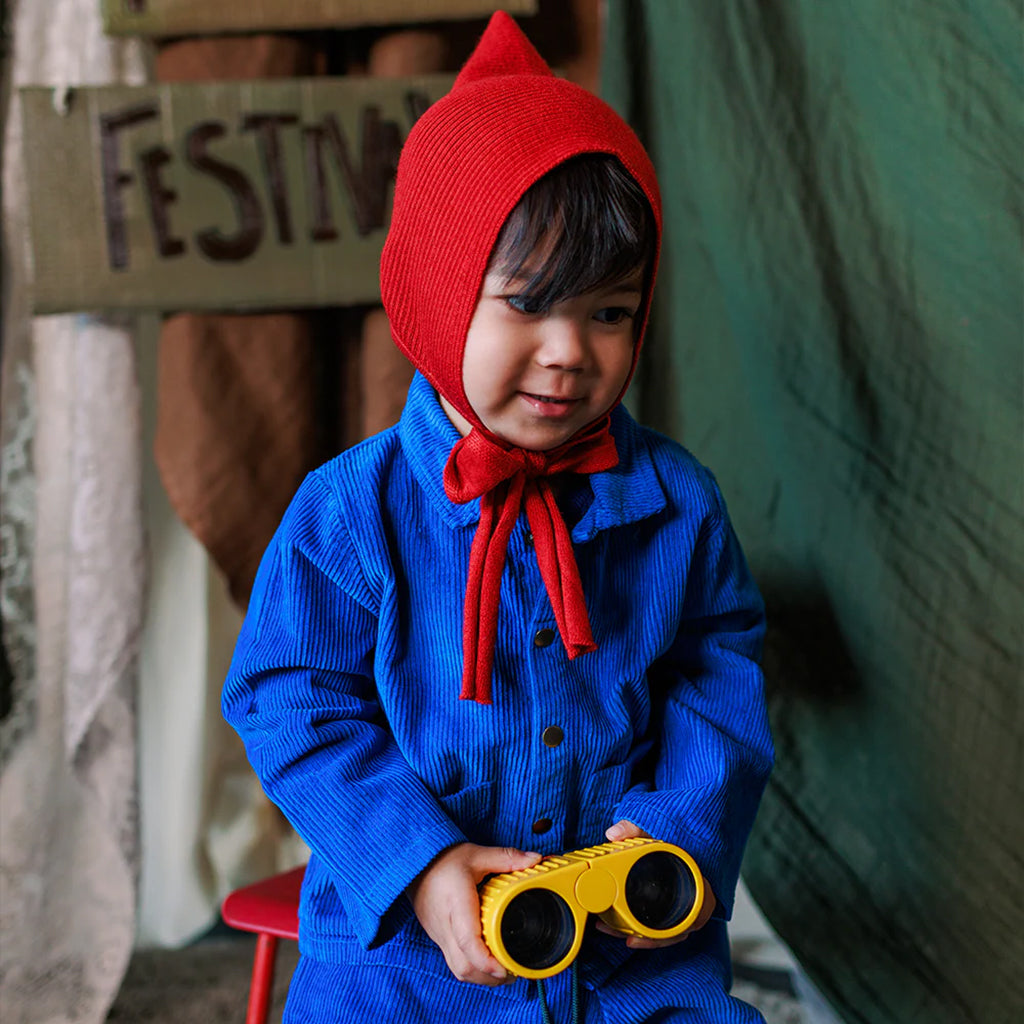 Mabli Baby Tegan Bonnet Hat Redcurrant Red