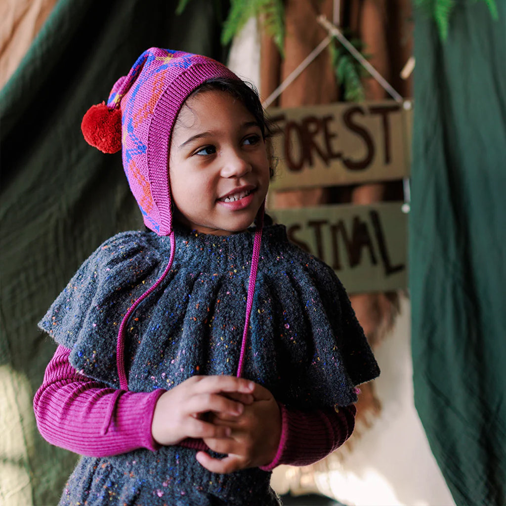 Mabli Baby Sêr Bonnet Violet Dream Purple