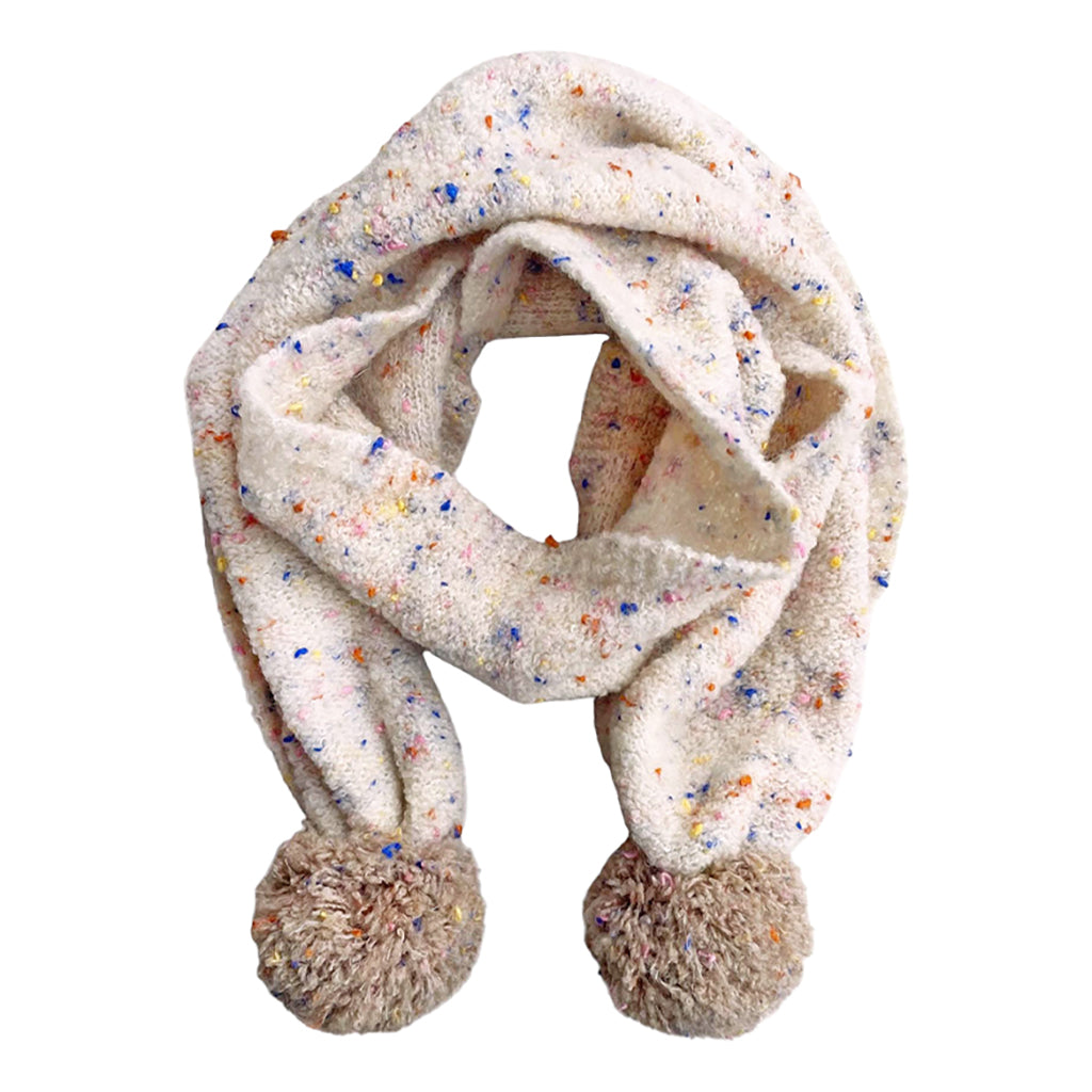 Mabli Baby Sprinkles Scarf Konpeito White